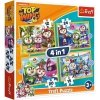 Top Wing Ptasia Akademia Puzzle 4w1 71 el Trefl 34360